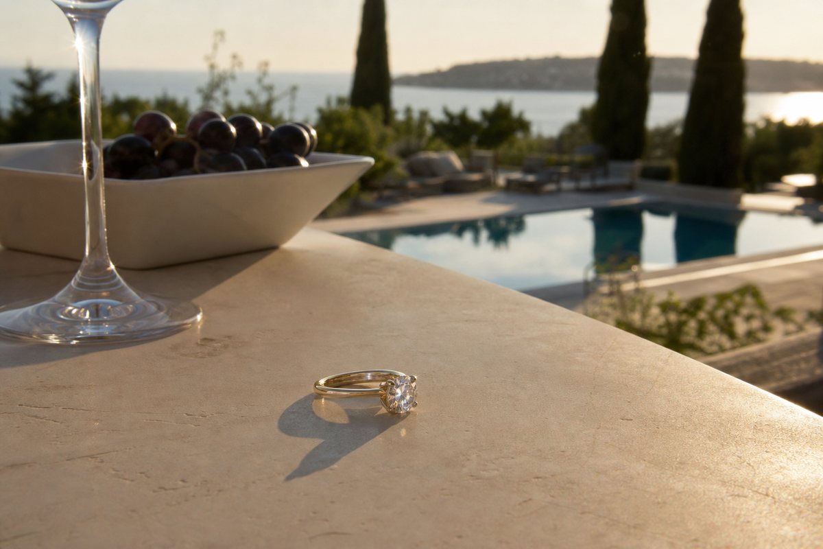 Réalisation de bague de fiançailles en diamant BagueLux